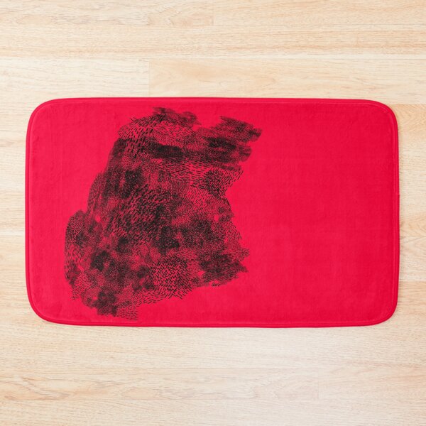 Item preview, abstract 5, small black lines red background designed and sold by MentaLee.
