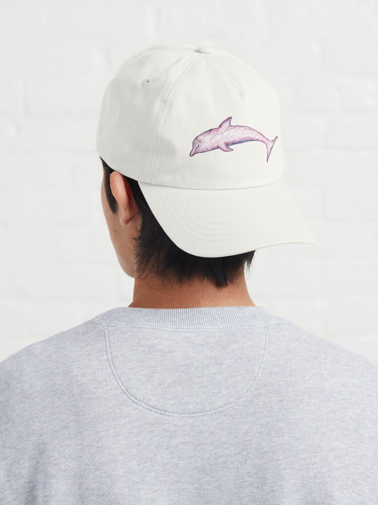 Pink dolphin store dad hat