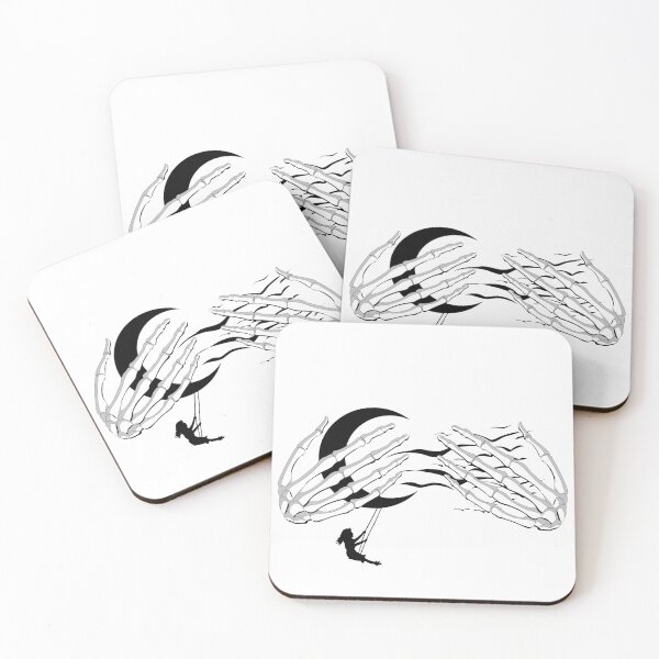 Item preview, Skeleton Hands on Chest | Swinging on the Moon | Bats Halloween designed and sold by MiaDelelai.
