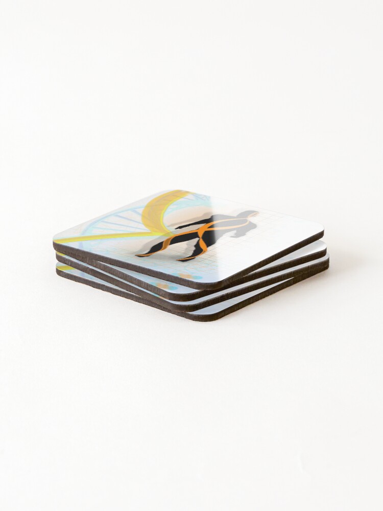 Thumbnail 4 of 5, Coasters (Set of 4), Long Spring designed and sold by AdaptablePolar.