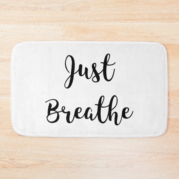 Item preview, Just Breathe Yoga designed and sold by CatArtStore.