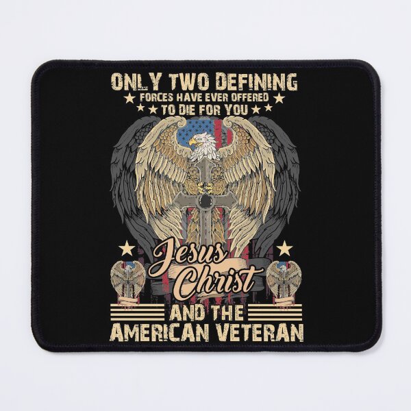 Item preview, Jesus Christ and America Veteran designed and sold by AEGMEDIA.