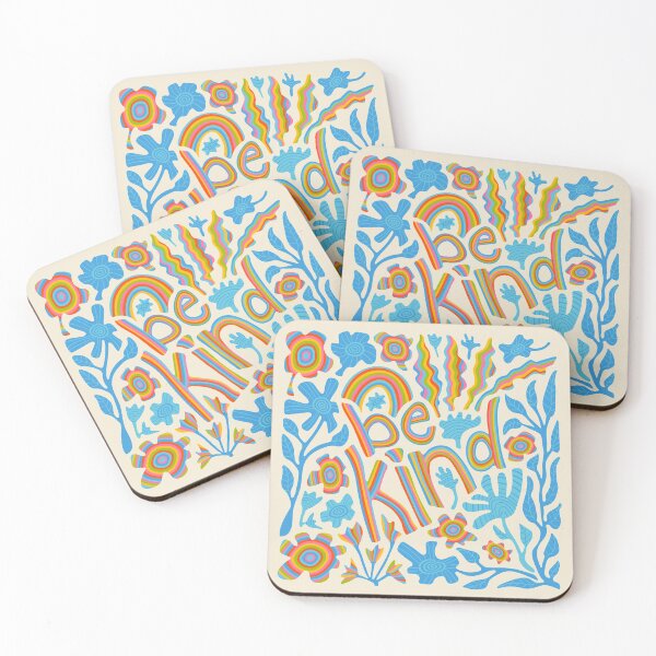 Item preview, BE KIND UPLIFTING LETTERING QUOTE - UnBlink Studio by Jackie Tahara designed and sold by Jackie Tahara of UnBlink Studio.