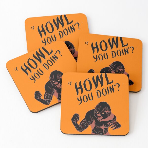Item preview, Howl you doing? designed and sold by authenticwords.