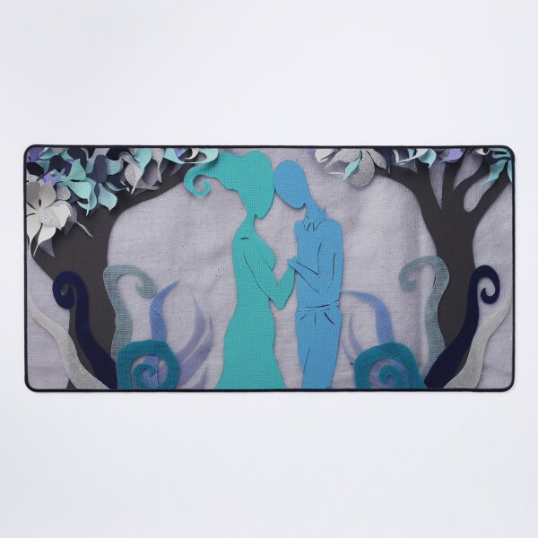 Winter Kiss #3 Desk Mat