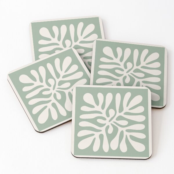 Item preview, Henri Matisse Flower, Paper Decoupes Art green inside, Matisse Cutout's Flower designed and sold by re-make-.