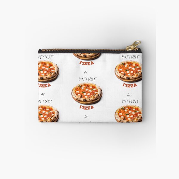 Item preview, Ok But First Pizza Delicious Pepperoni Pizza On A Wooden Board Image designed and sold by LuckyKermit.