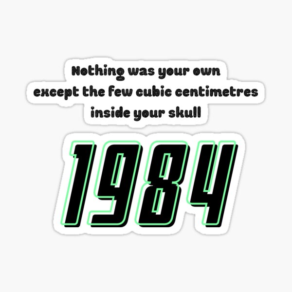 Item preview, Orwell 1984 Nothing was your own designed and sold by pnk999.