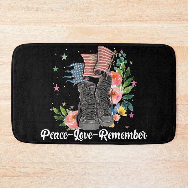 Item preview, Peace Love Remember America Veteran designed and sold by AEGMEDIA.