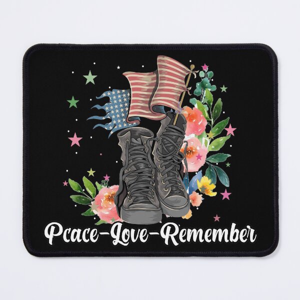 Item preview, Peace Love Remember America Veteran designed and sold by AEGMEDIA.