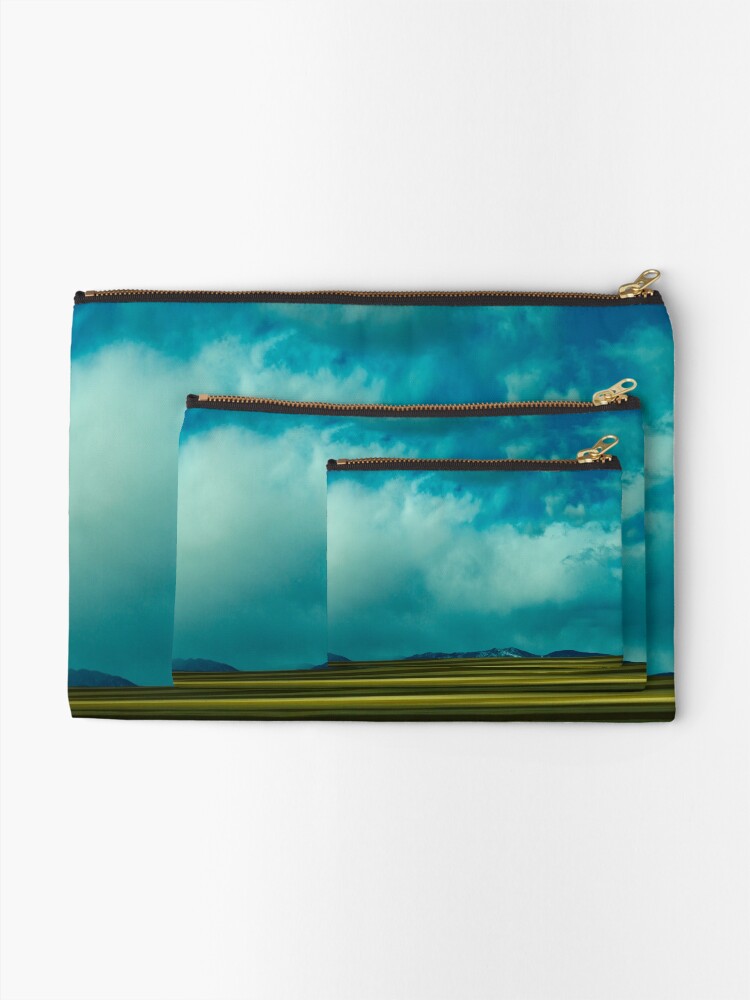 Alternate view of Storm Across Moves Across The Plains Zipper Pouch