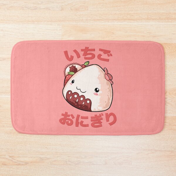 Item preview, Kawaii Strawberry Onigiri Japanese Rice Ball designed and sold by MagicStrawberry.