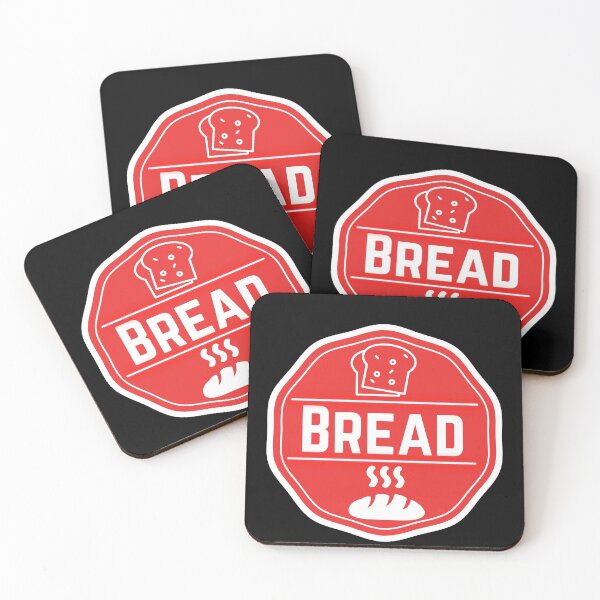 Item preview, Bread- Red Food Container Label  designed and sold by LabelStore.