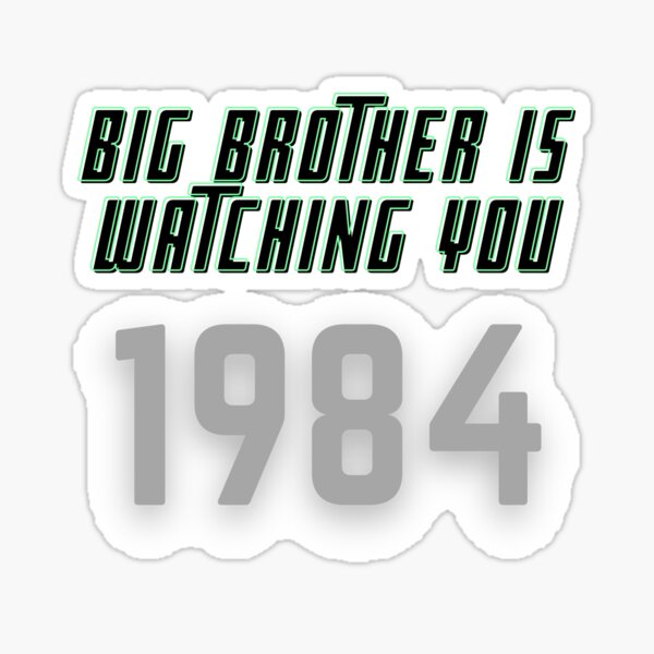 Item preview, Orwell 1984 Big Brother is watching you designed and sold by pnk999.