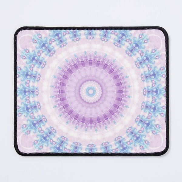 Item preview, Pastel Purple and Blue Mandala designed and sold by Kelly Dietrich Mandala & Fractal Art.