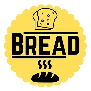 Artwork thumbnail, Bread - Yellow Food Container Label  by LabelStore