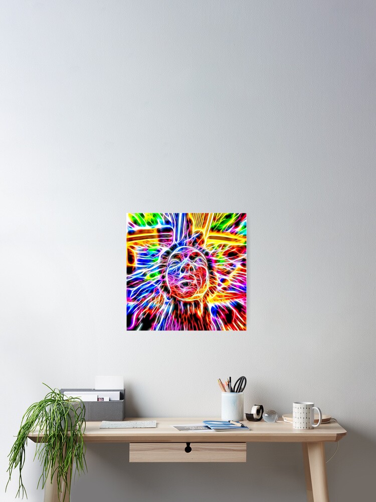 Thumbnail 2 of 3, Poster, Cosmic Figurehead designed and sold by TheMightyEye.