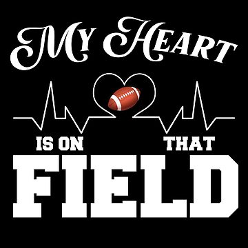 My Heart is on That Field SVG, Football shirt Svg