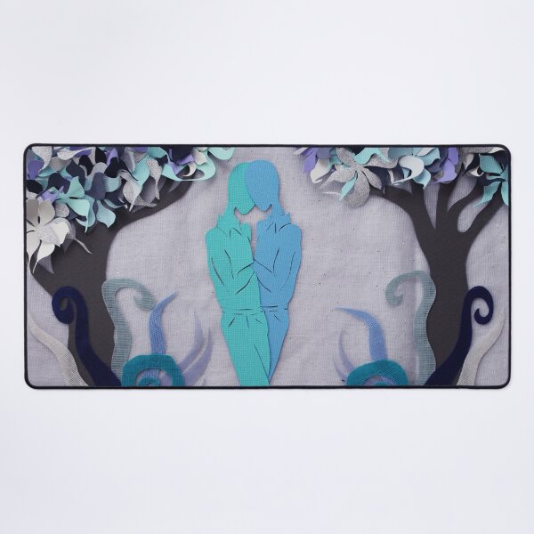 Winter Kiss #1 Desk Mat