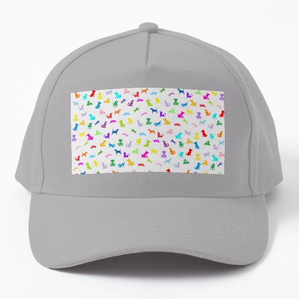 Colorful Dogs by Blackburn Ink Baseball Cap