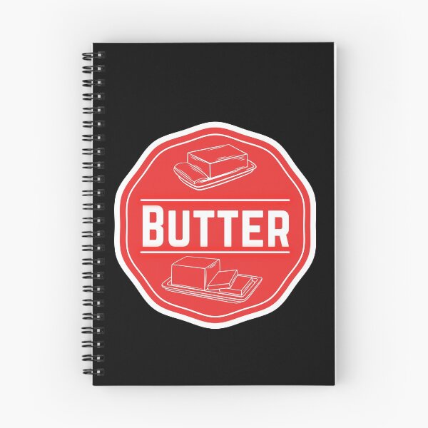 Item preview, Butter- Red Food Container Label  designed and sold by LabelStore.