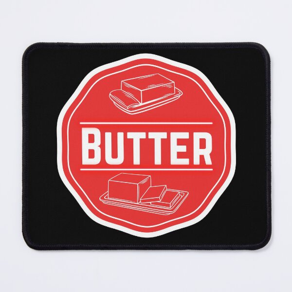 Item preview, Butter- Red Food Container Label  designed and sold by LabelStore.