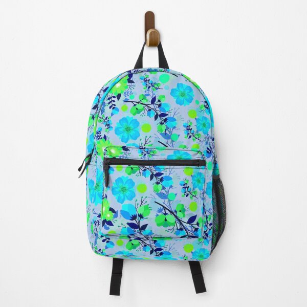 Item preview, Lovely Spring Time Green And Blue Floral Pattern designed and sold by bonfimarts.