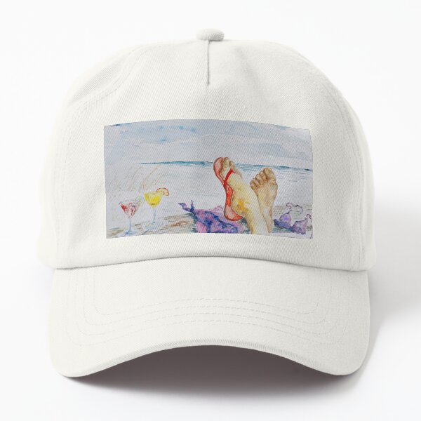 Relaxing at the Beach by Blackburn Ink Dad Hat
