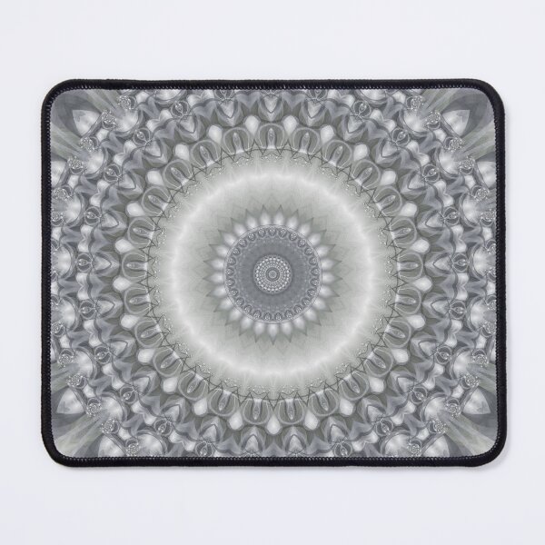 Item preview, Silver, Bronze, and Ivory Mandala designed and sold by Kelly Dietrich Mandala & Fractal Art.
