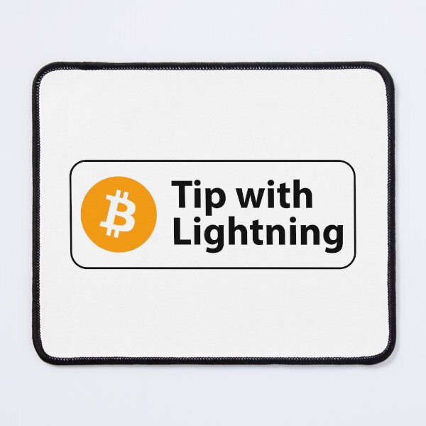 Item preview, Tip with Lightning (Bitcoin / Lightning Network) I designed and sold by NautilusMare.