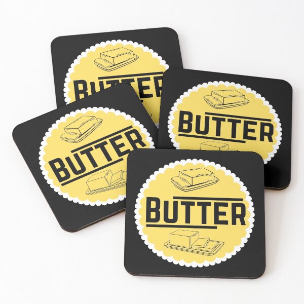 Item preview, Butter - Yellow Food Container Label  designed and sold by LabelStore.