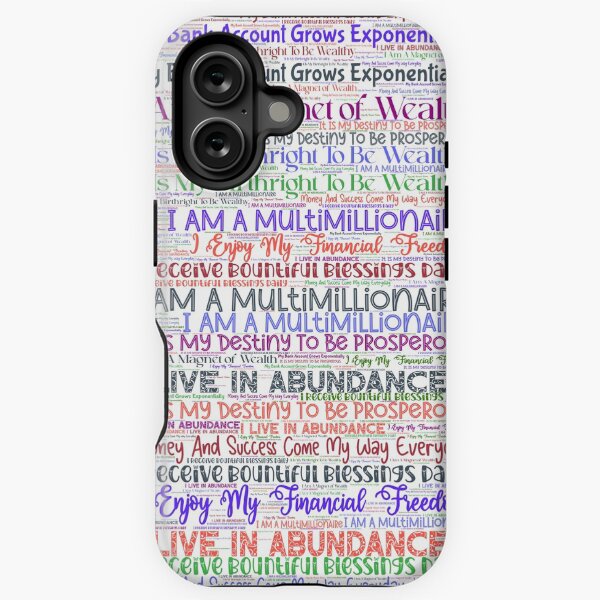 Item preview, LoA Wealth Visualization Word Art - Multimillionaire Wealth designed and sold by frankie5368.
