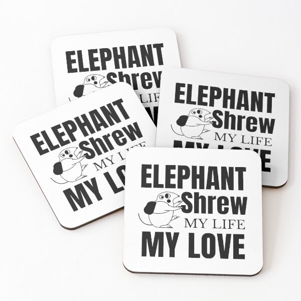Item preview, Elephant Shrew My Life My love designed and sold by narilex.