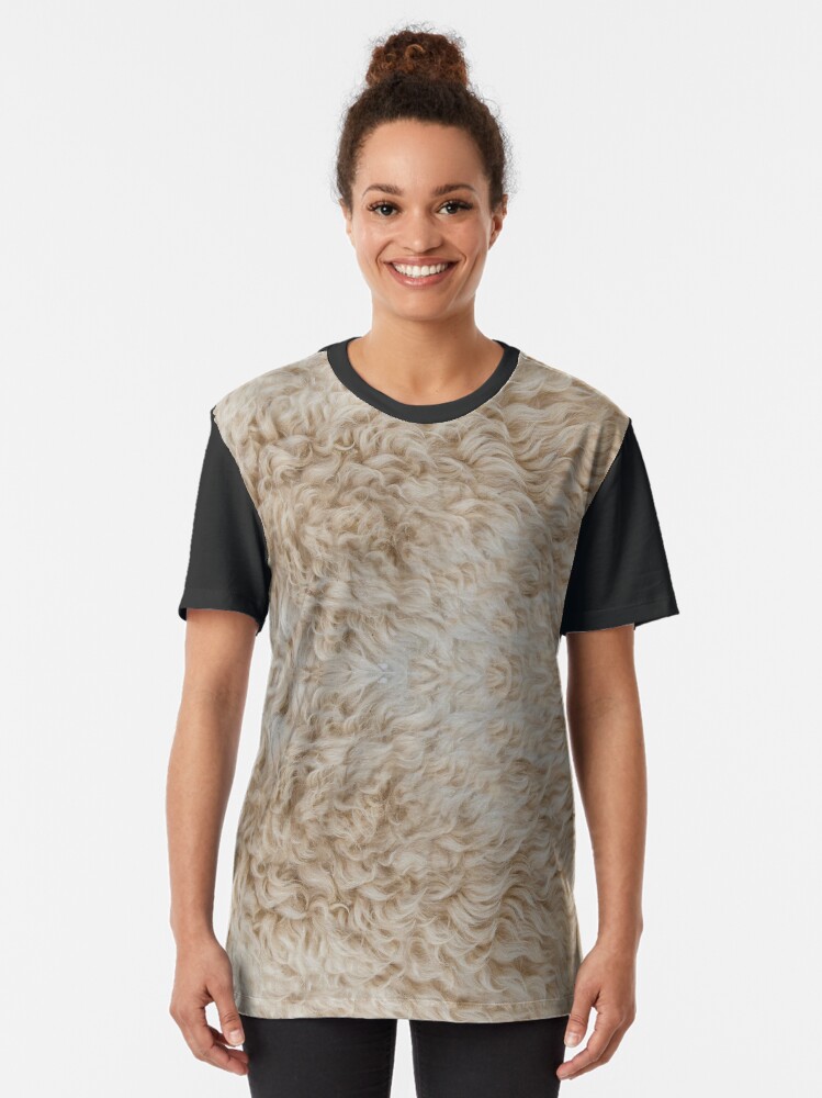 Vista alternativa de Camiseta gráfica lana de oveja