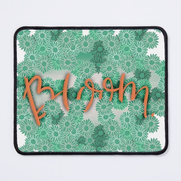 Item preview, Bright Floral Bloom - Green and Orange designed and sold by DesignsByJaycee.