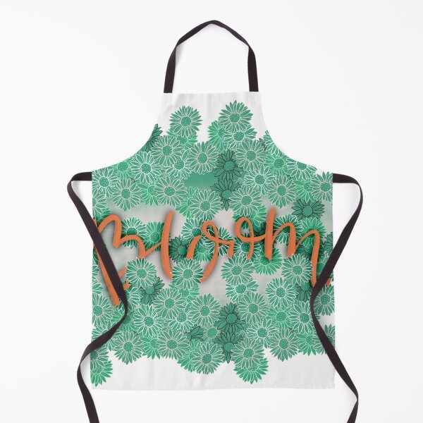 Item preview, Bright Floral Bloom - Green and Orange designed and sold by DesignsByJaycee.