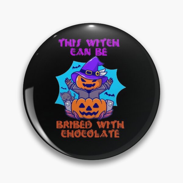Item preview, This Witch Can Be Bribed With Chocolate Halloween designed and sold by Amirhal.