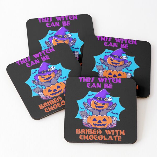 Item preview, This Witch Can Be Bribed With Chocolate Halloween designed and sold by Amirhal.