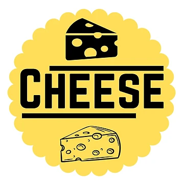 Artwork thumbnail, Cheese - Yellow Food Container Label by LabelStore