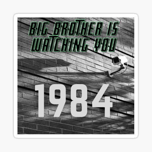 Item preview, Orwell 1984 Big Brother is watching you designed and sold by pnk999.