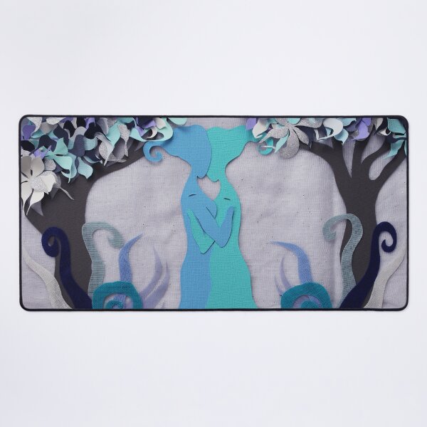 Winter Kiss #2 Desk Mat