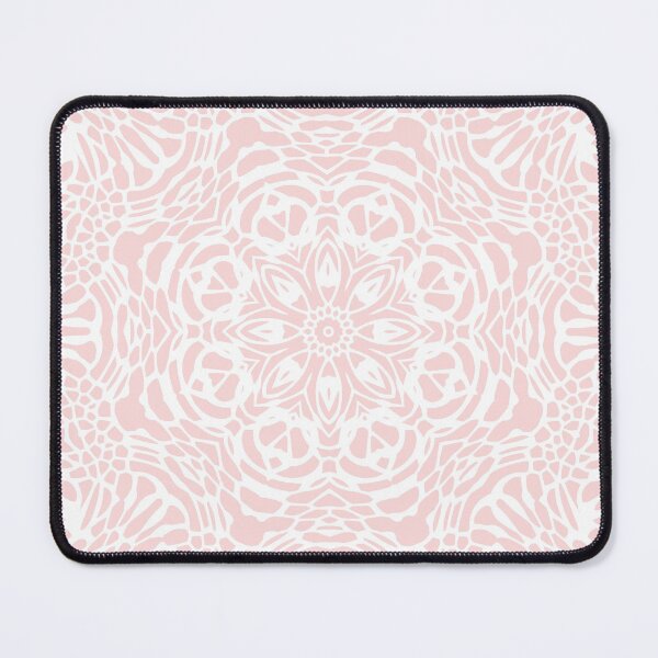 Item preview, Blush Pink and White Mandala designed and sold by Kelly Dietrich Mandala & Fractal Art.