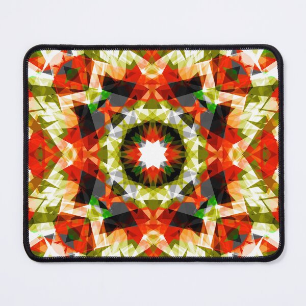 Item preview, Modern Colourful Vibrant Red Green Autumn Festive Christmas Holiday Star Pattern designed and sold by PatternPerfect.