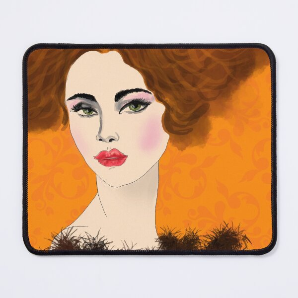 Item preview, Woman with Red Hair in a Feather Dress designed and sold by Urbaun.