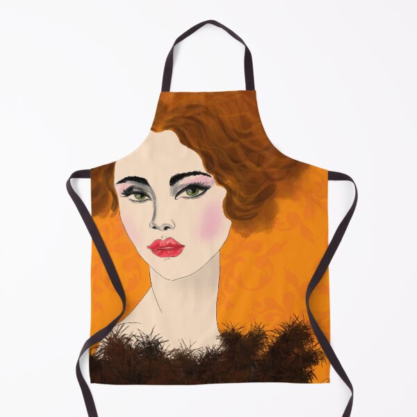 Item preview, Woman with Red Hair in a Feather Dress designed and sold by Urbaun.