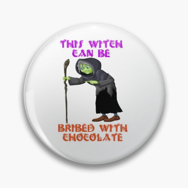Item preview, This Witch Can Be Bribed With Chocolate Halloween designed and sold by Amirhal.