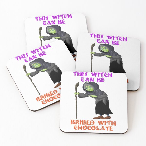 Item preview, This Witch Can Be Bribed With Chocolate Halloween designed and sold by Amirhal.