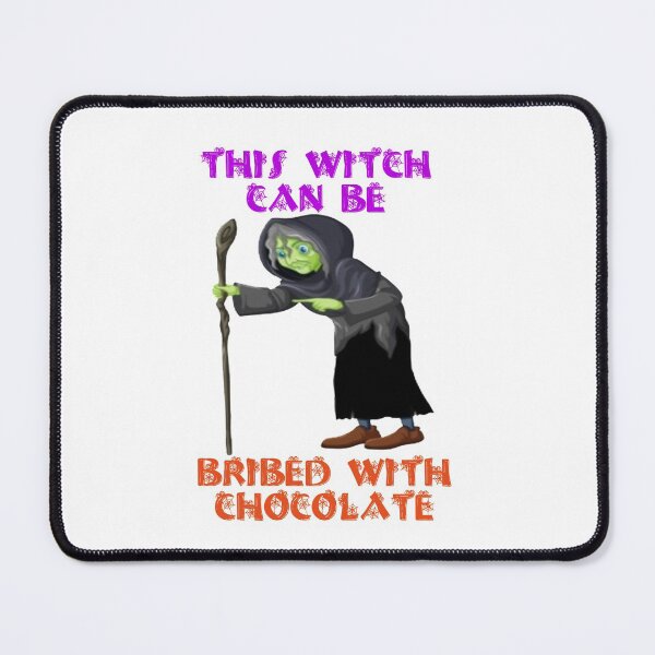 Item preview, This Witch Can Be Bribed With Chocolate Halloween designed and sold by Amirhal.