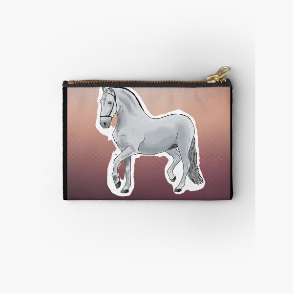 Item preview, White Horse on Brown Gradiant designed and sold by BunnyBizarre.