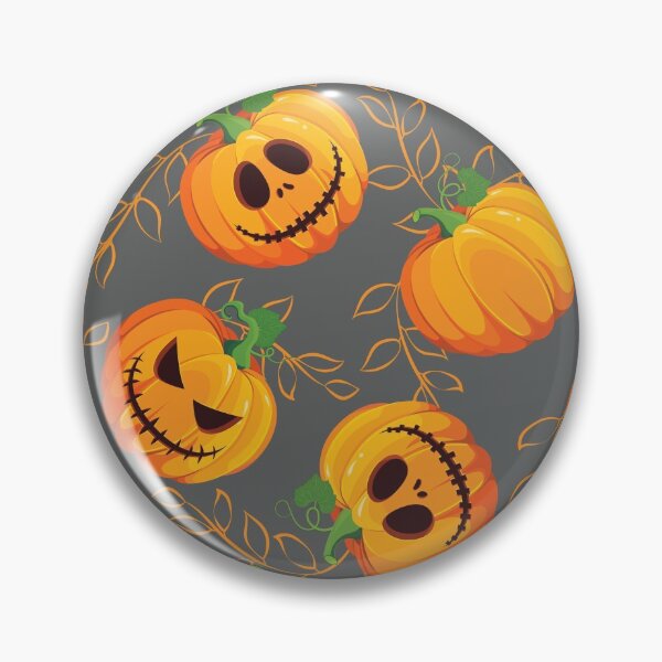 Item preview, Halloween Pumpkin Face Jack-O-Lantern Pattern designed and sold by ZiesMerch.